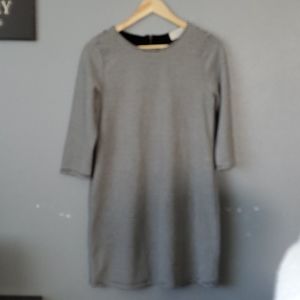 Anthropologie Everly striped mini zipper dress